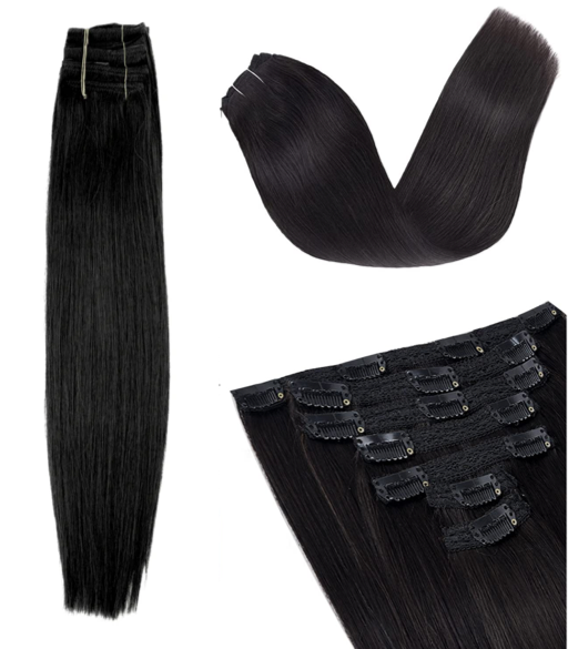 SV 9A Grade Premium Quality Clip-In Hair Extensions